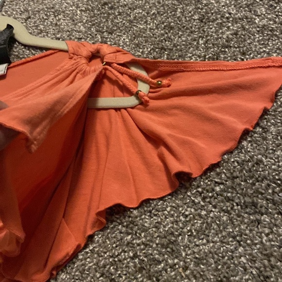 Vintage Baby Phat embroidered “melon orange” T-shirt with gold & copper beads. - Picture 6 of 12